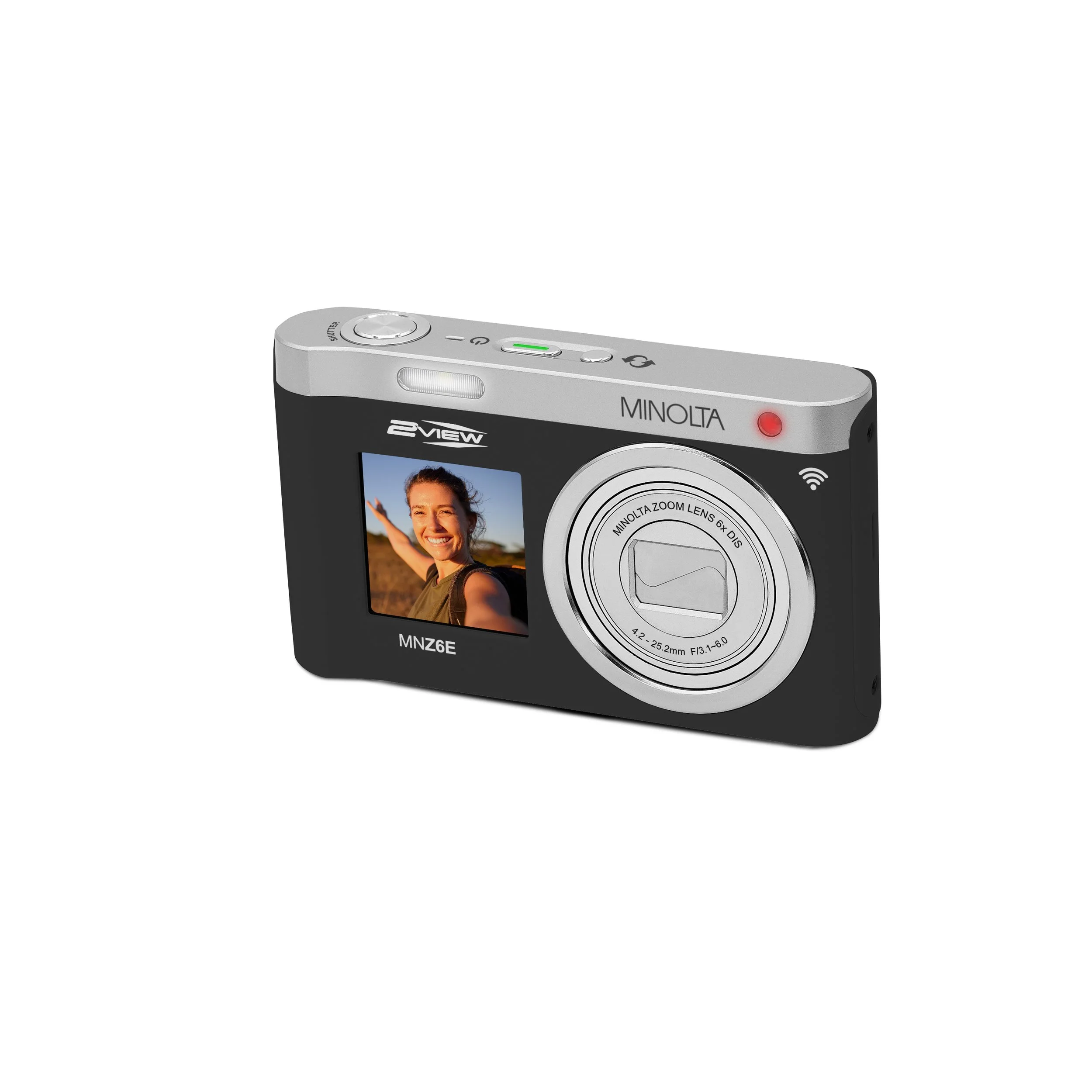 【masami】モニター 2View MNZ6E 64MP / 4K Ultra HD / Dual Screen Compact Camera